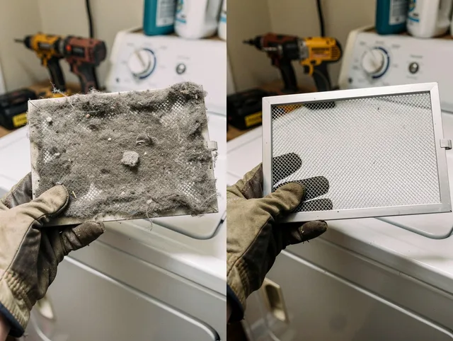 Professional lint trap cleaning by Muscoy Dryer Vent Cleaning in Muscoy