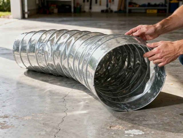 Muscoy Dryer Vent Cleaning specialist using advanced equipment for thorough duct cleaning in Muscoy