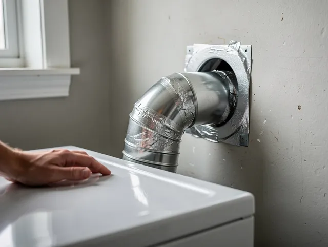 Muscoy Dryer Vent Cleaning expert performing professional dryer vent repair and installation in Muscoy